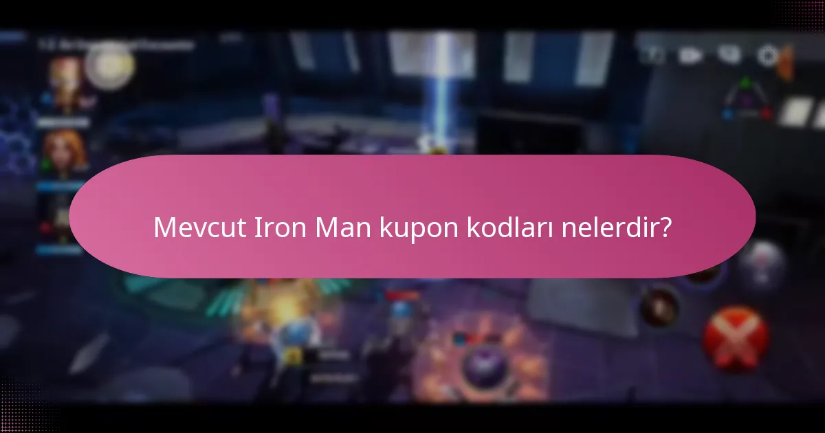 Oyunlarda Iron Man için hangi karakter geliştirmeleri mevcut?